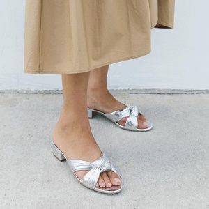 Loeffler Randall Elsie Metallic Sandal
